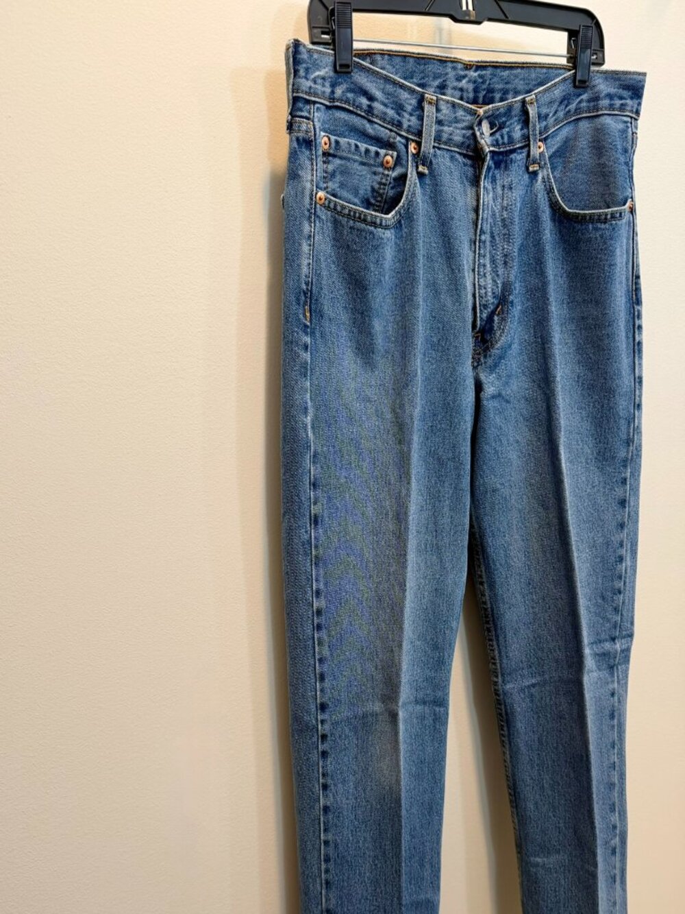 Levi’s 550 Relaxed Fit Jeans W33 L32 • Men’s Denim • Broken‑In • Pocket Patch - Picture 11 of 16